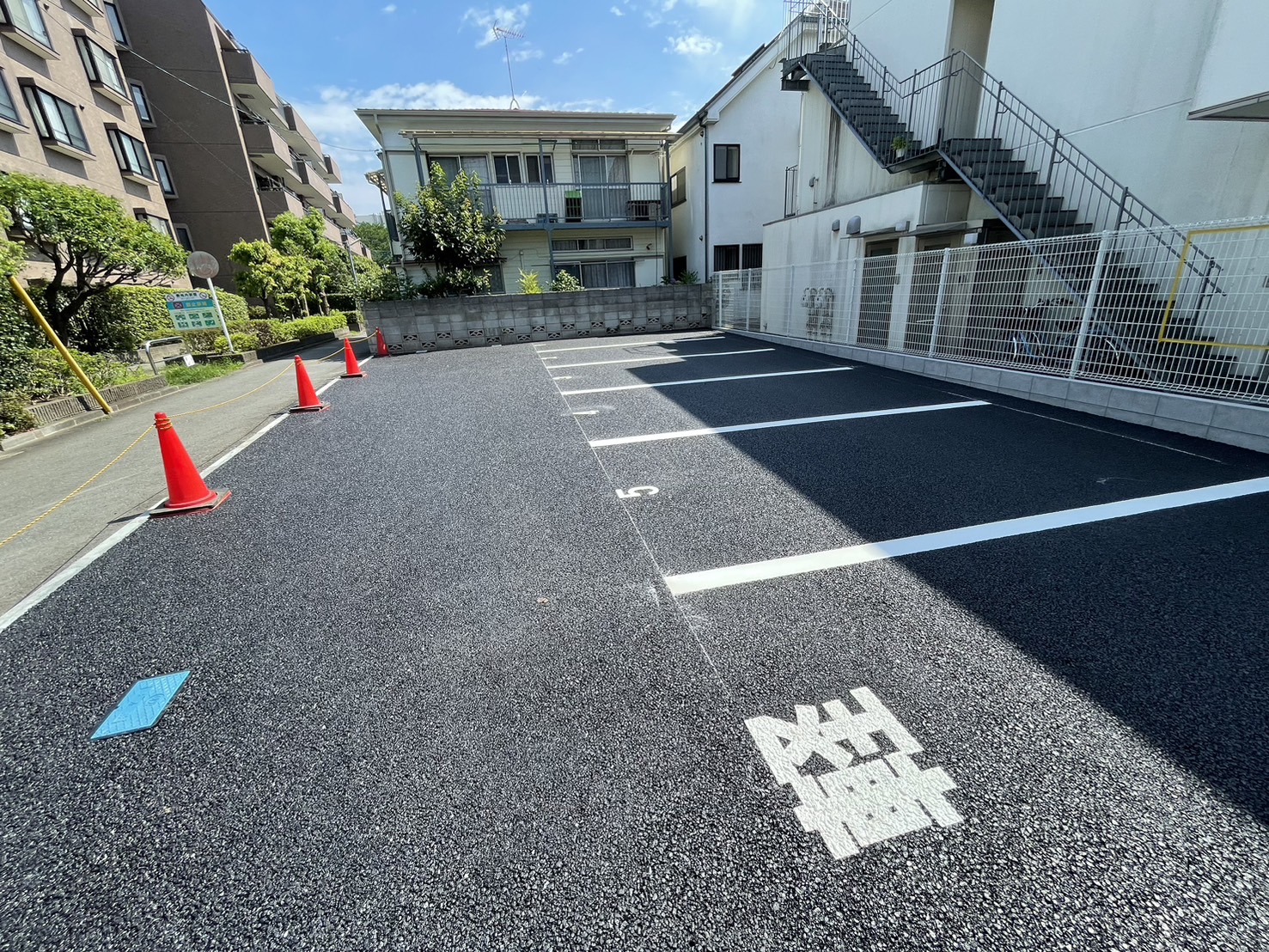 府中市　駐車場舗装工事